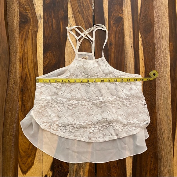 Lace front sheer Hollister Tank - Picture 7 of 9